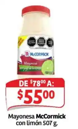 Soriana Mercado Mayonesa McCormick con limón oferta