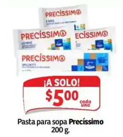Soriana Mercado Precíssimo pasta para sopa oferta