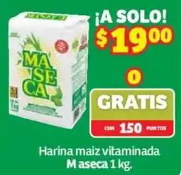 Soriana Mercado Maseca Harina maiz vitaminada oferta