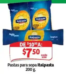 Soriana Mercado Italpasta pastas para sopa oferta