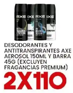 Alsuper axe desodorantes y antitranspirantes oferta