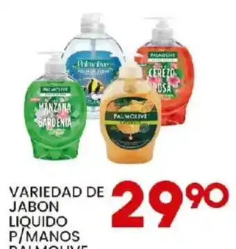 Palmolive variedad de jabon liquido p/manos