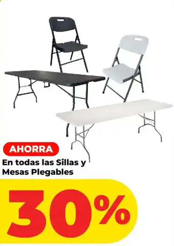 Sillas y Mesas Plegables