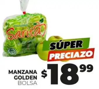 Sarita - manzana golden bolsa