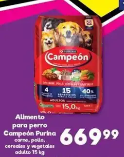 S-Mart Campeón Alimento para perro carne, pollo, cereales y vegetales oferta