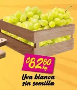 Soriana Mercado Uva blanca sin semilla oferta
