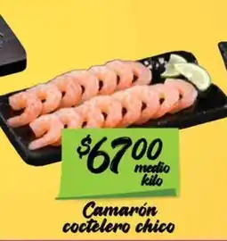 Soriana Mercado Camarón coctelero chico oferta