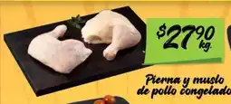 Soriana Mercado Pierna y muslo de pollo congelado oferta