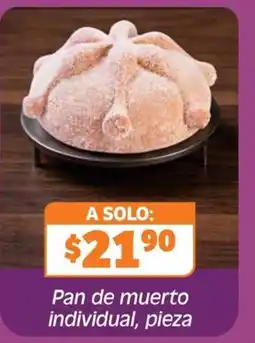 Soriana Híper Pan de muerto individual oferta