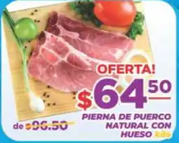 Super Gutiérrez pierna de puerco natural con hueso oferta