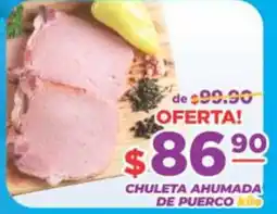 Super Gutiérrez chuleta ahumada de puerco oferta