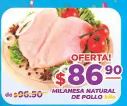 Super Gutiérrez Milanesa Natural de Pollo oferta