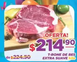 Super Gutiérrez t-bone de res extra suave oferta