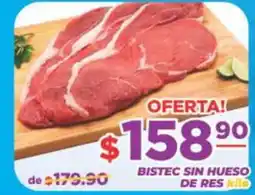 Super Gutiérrez bistec sin hueso de res oferta