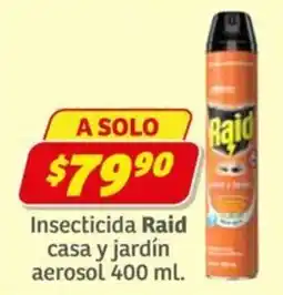 Soriana Express Raid insecticida casa y jardin oferta