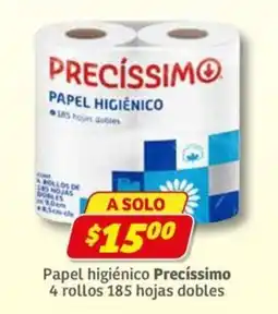 Soriana Express Precíssimo papel higiénico oferta