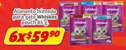 Soriana Express whiskas alimento húmedo para gato oferta