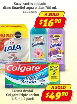 Soriana Express Suavitel suavizantes cuidado diario oferta