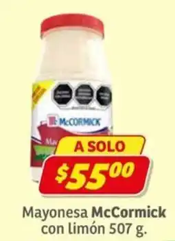 Soriana Express Mayonesa McCormick con limón oferta