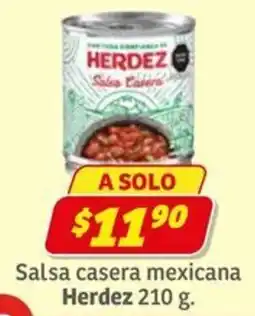 Soriana Express Herdez Salsa casera mexicana oferta