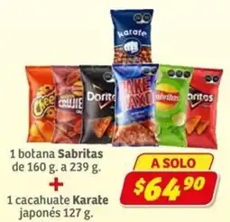 Soriana Express Sabritas oferta