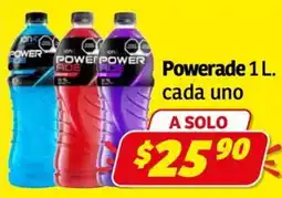Soriana Express Powerade 1 L. oferta