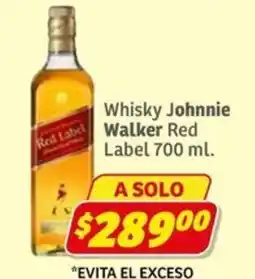 Soriana Express Johnnie Walker Red Label oferta