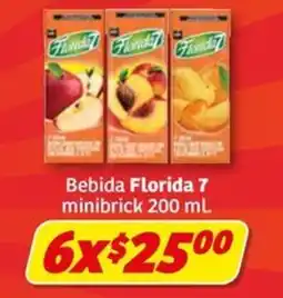Soriana Express Bebida Florida 7 minibrick oferta