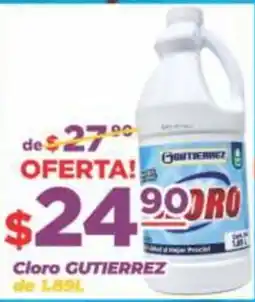 Super Gutiérrez Cloro Gutierrez oferta