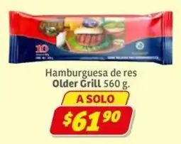 Soriana Express Older Grill Hamburguesa de res oferta