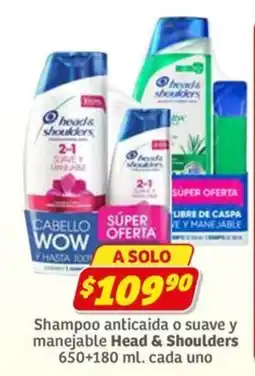 Soriana Express head & shoulders oferta