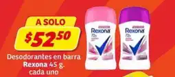 Soriana Express Rexona desodorantes en barra oferta
