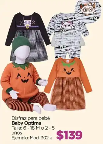 Baby Optima Disfraz para bebé