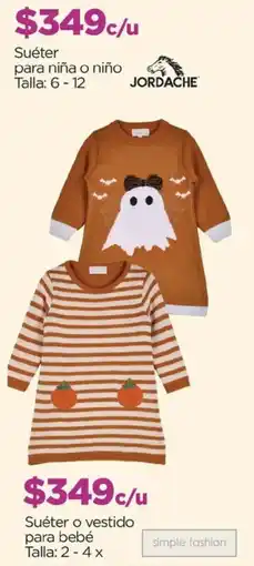 Chedraui Jordache Suéter para niña o niño oferta