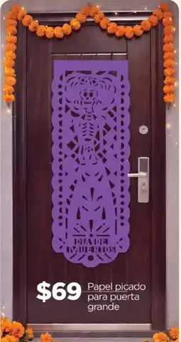 Chedraui Papel picado para puerta grande oferta