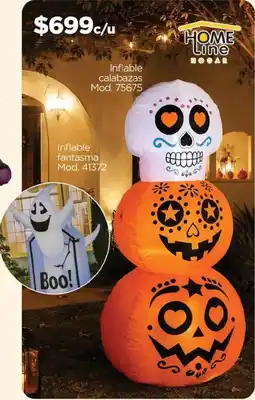 Chedraui Home Line Inflable calabazas oferta
