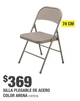 The Home Depot Silla Plegable De Acero oferta
