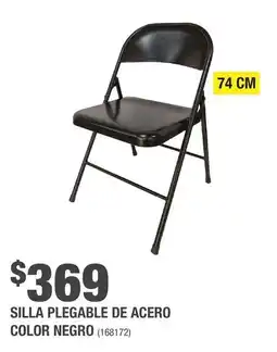 The Home Depot Silla plegable de acero oferta