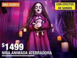 The Home Depot niña animada aterradora oferta