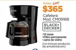 Chedraui Black+Decker Cafetera oferta