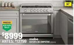 The Home Depot mabe estufa de empotre oferta
