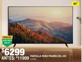 Pantalla Roku Frameless JVC