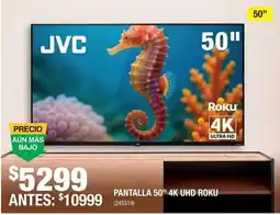 The Home Depot Jvc pantalla 50" 4k uhd roku oferta