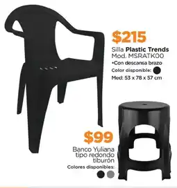 Chedraui Plastic Trends Silla oferta