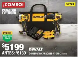 The Home Depot DeWalt combo sin carbones atomic oferta