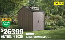 The Home Depot rubbermaid casa de almacenaje oferta