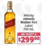 Soriana Híper Johnnie walker - whisky red label oferta