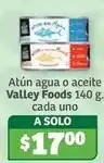Soriana Híper Valley foods - atún agua o aceite oferta