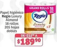 Soriana Híper Regio - papel higi099a9enico luxury almond oferta