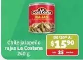 Soriana Híper La costeña - chile jalapeño rajas oferta
